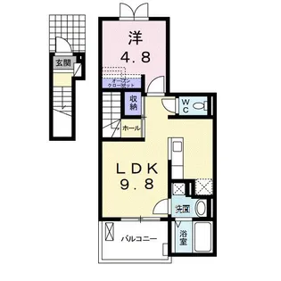 エクセル【2階】の間取り