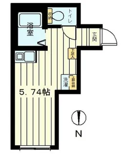 コーポ百合【2階】の間取り
