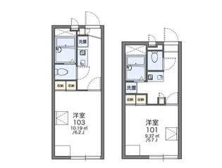 レオパレスオアシス【2階】の間取り