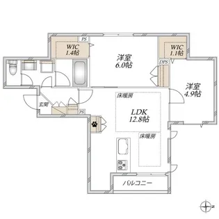 T Maison【1階】の間取り
