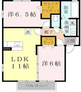 パストラル福田【1階】の間取り