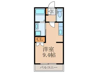 コーポかみさぎ【1階】の間取り