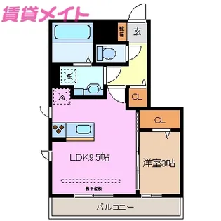 Autunno【3階】の間取り