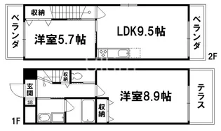 VIOLA IWASA【1階】の間取り