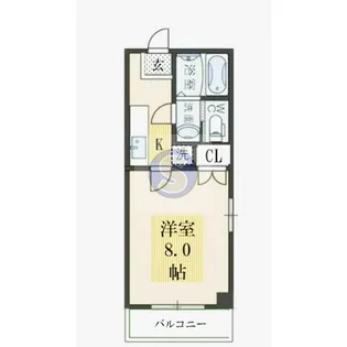 パークレジデンス下鴨【5階】の間取り