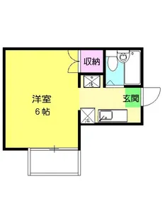 Access 代官町【2階】の間取り