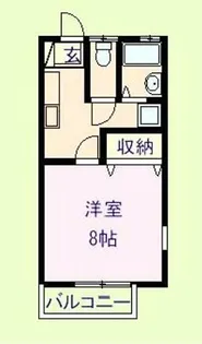 ユーケーハイツ【1階】の間取り