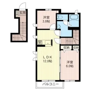 リッジコースト【2階】の間取り