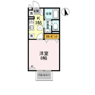 RIO AONO IV号館【2階】の間取り