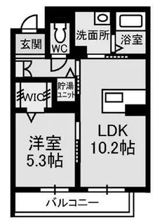 ローズガーデン三上【3階】の間取り