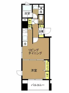 パークウェル秋葉原【5階】の間取り
