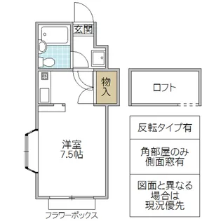 ユーワン【2階】の間取り