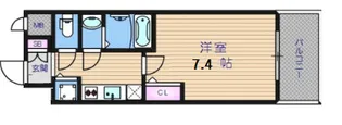 エスリード松屋町SOUTH【11階】の間取り