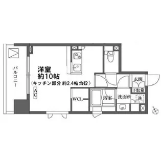 カスタリア大森【8階】の間取り