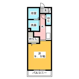 雅野VII【1階】の間取り