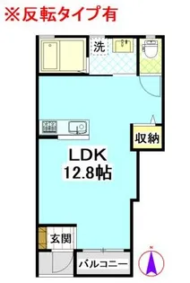 VHT A棟【1階】の間取り