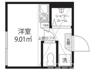 カーサローズ【1階】の間取り