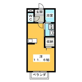 ガレッタ【1階】の間取り