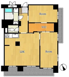 エクシーマンション米屋町【6階】の間取り