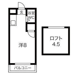 アメニティ天野II【1階】の間取り