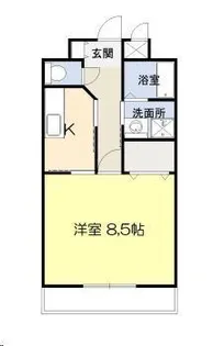 ロイヤルメゾン中村【5階】の間取り