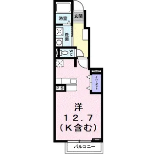 エクセルグリーンIII【1階】の間取り