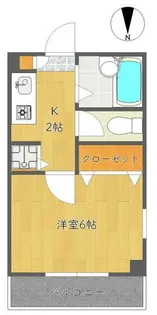 リベレート東葛西【5階】の間取り