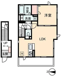 Flower’s House【2階】の間取り