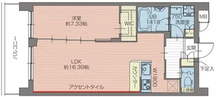 プレジオ北綾瀬ASIAN【3階】の間取り