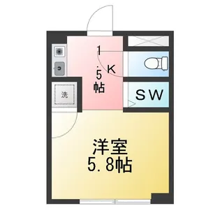 コーポ南荻窪【3階】の間取り