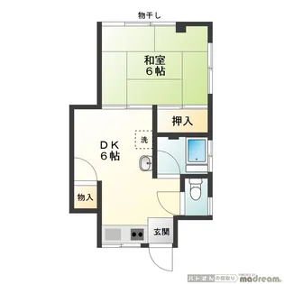 大木マンション【2階】の間取り