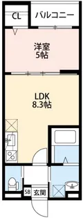 janvier【1階】の間取り