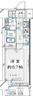 レガリス亀戸【3階】の間取り