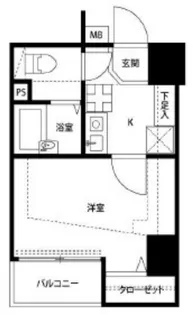 プレール日本橋壱番館【7階】の間取り