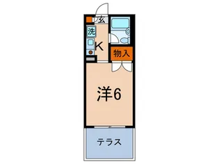 ハイツMN【1階】の間取り