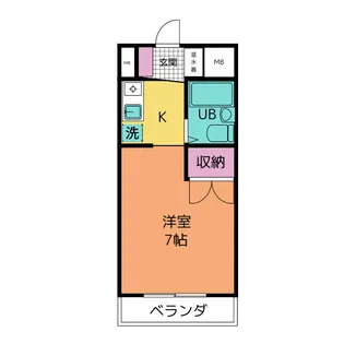 エスポワール高辻【3階】の間取り