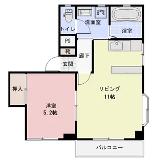 メゾン大友【1階】の間取り