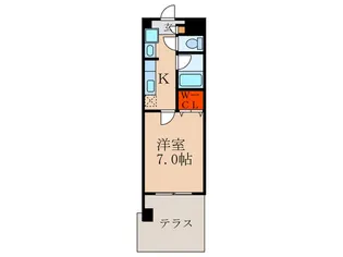 クレア-ルエスパシオ【1階】の間取り