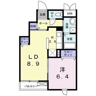 プリマヴェーラ湘南【3階】の間取り
