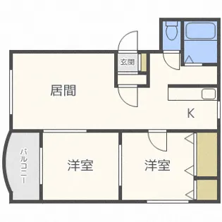 ドエルセルシオ【2階】の間取り