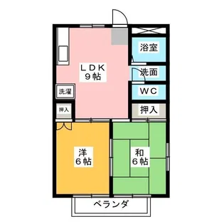 クレール新守A棟【1階】の間取り