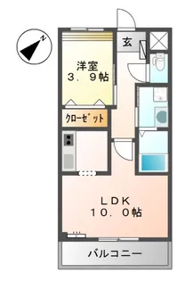 サクシード1【2階】の間取り