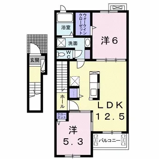 サングランデ【2階】の間取り