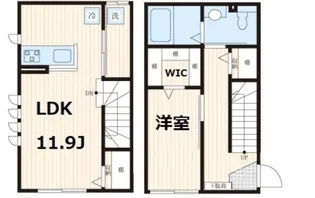 trois crique明大前の間取り