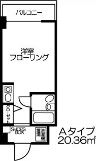 ルミエール白楽【1階】の間取り
