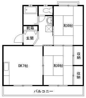 ニューハイツ藤A棟【2階】の間取り
