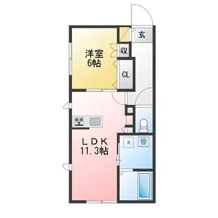 HEBEL Dolce【1階】の間取り