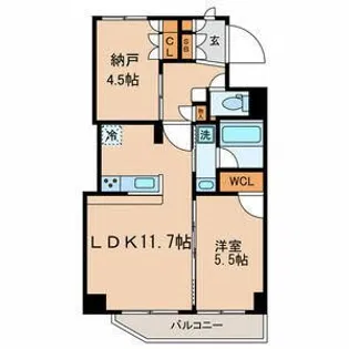高円寺KYテラス【4階】の間取り