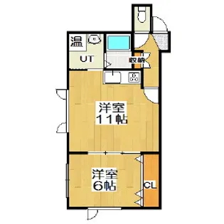 ラ・ショコラ ビター【1階】の間取り