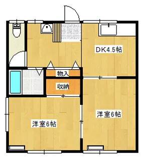 GRANDE21【2階】の間取り